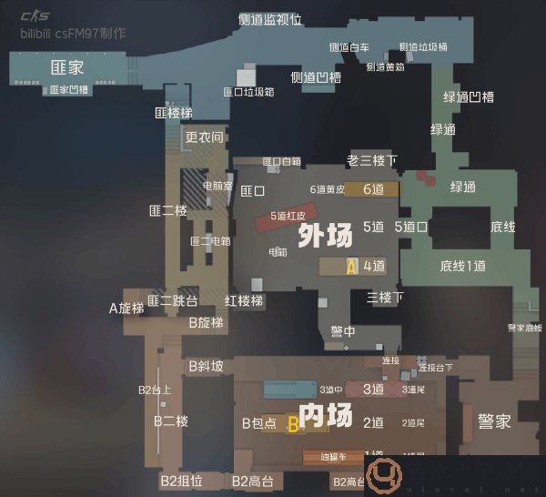 CS2新火车地图报点对照图 火车怎么报点